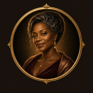 May I. Rise — brass-framed portrait